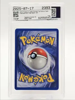 DARK CHARIZARD 2000 POKEMON TEAM ROCKET 1ST EDITION RARE 21/82 PSA 8 Q0004 - Image 2