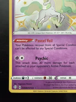 Pokemon Galarian Rapidash SV048/SV122 Shining Fates: Shiny Vault Holo (NM) - Image 4