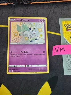 Pokemon Card Galarian Ponyta SwSh Shining Fates SV047/SV122 234 💎NM💎 - Image 1