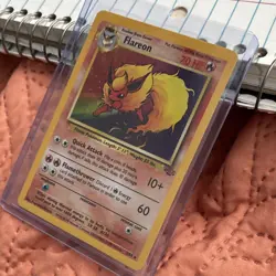 Pokemon Flareon Jungle Holo Rare Card 3/64 Unlimited 70HP 1999 WOTC English - Image 3