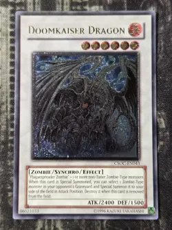 DOOMKAISER DRAGON - Ultimate Rare NM Near Mint CSOC-EN043 Front Ding - Image 1