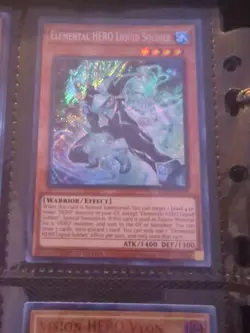 Yu-Gi-Oh Elemental Hero Liquid Soldier Secret Rare LDS3-EN103 NM - Image 1