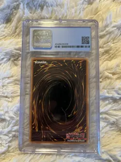 Yugioh Left Arm Of The Forbidden One 2002 LOB-123 1st Edition CGC 8 Ultra Rare - Image 3