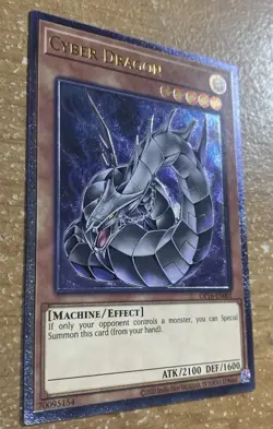 🔥 YUGIOH Cyber Dragon OP16-EN001 ALTERNATE ART ULTIMATE RARE NEAR MINT - Image 1