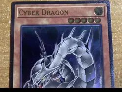 🔥 YUGIOH Cyber Dragon OP16-EN001 ALTERNATE ART ULTIMATE RARE NEAR MINT - Image 2