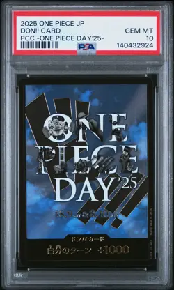 2025 ONE PIECE JPN PREMIUM CARD COLLECTION -ONE PIECE DAY'25- DON!! CARD PSA 10 - Image 1
