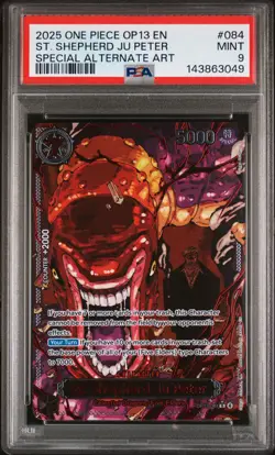 2025 ONE PIECE OP13-CARRYING ON HIS WILL #084 ST. SHEPHERD JU PETER PSA 9 - Image 1
