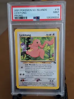 2001 Pokemon Southern Islands Lickitung #16 - PSA 9 MINT CLEAN! - Image 1