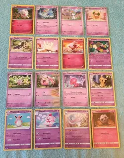 FAIRY TYPES BUNDLE OF POKEMON CARDS #16. - Image 1