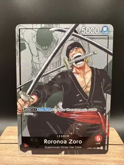 Roronoa Zoro - OP01-001 (Alternate Art) OP01-001 One Piece Promotion Cards Foil - Image 1