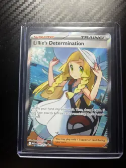 Pokemon TCG Mega Evolution Lillie’s Determination Full Art Trainer Card 169/132 - Image 1