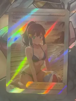 Pokemon Dawn Anime Waifu Custom DIY Trainer Art Sexy Pokemon card - Image 2