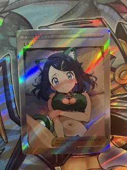 Pokemon Liko Anime Waifu Custom DIY Trainer Art Sexy Pokemon card - Image 1