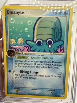 Pokemon Omanyte 60/92 EX Legend Maker 2006 CGC 10 Pokemon Card - Image 3