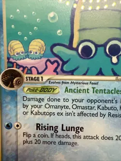 Pokemon Omanyte 60/92 EX Legend Maker 2006 CGC 10 Pokemon Card - Image 4