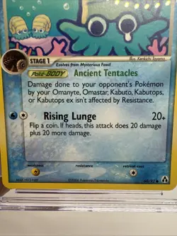 Pokemon Omanyte 60/92 EX Legend Maker 2006 CGC 10 Pokemon Card - Image 5