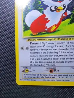 Pokemon TCG Delibird Neo Revelation Holo Card 5/64 Rare MP Vintage WOTC - Image 5
