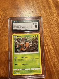 Pokemon TCG Pinsir 007/034 Classic Holo CGC 10 110HP Trading Card Game 2023 - Image 1