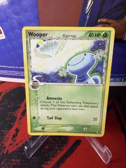 Wooper - 71/101 - 2006 EX Dragon Frontiers Pokemon Card - MP - Image 1