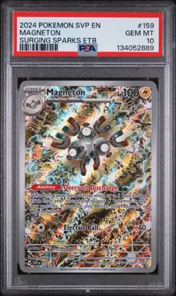 PSA 10 Magneton 159 Surging Sparks Sv: Scarlet & Violet Promo Cards Holo - Image 1