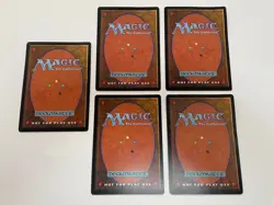 Vintage 1997 MTG Magic The Gathering 6x9 Land Oversized Arena Promo Cards - Image 2