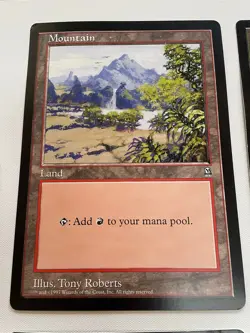 Vintage 1997 MTG Magic The Gathering 6x9 Land Oversized Arena Promo Cards - Image 4