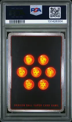 2019 DBS CARD GAME NOBLE HERO RARE #BT8-125 VEGETA, PRIDEFUL HERO PSA 9 - Image 2