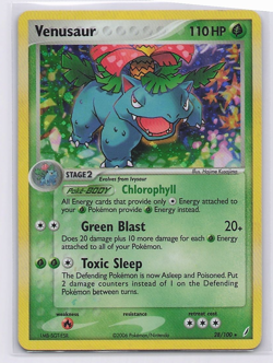 Venusaur 28/100 Holo Pokemon Crystal Guardians Rare TCG Card NM - Image 3