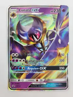 Lunala GX SM103 Sun & Moon Black Star Promo Holo Pokemon Card - Image 1