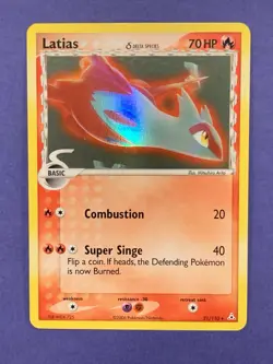 Latias 21/110 Holo Holon Phantoms Delta Species Pokemon Card TCG - LP Rare - Image 1