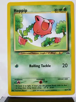 Hoppip 55/75 - NM - Neo Discovery Pokemon Card - $2 Combined Shipping - Image 1