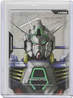 Gundam AGE-1 Normal Resource Foil - R-012 - C+ NM - Gundam TCG Card Game - Image 1