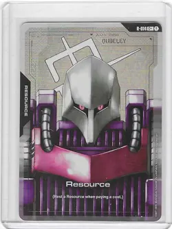 Gundam TCG Card Game Dual Impact Foil Resource GD02 C+ R-014 Qubeley Gundam - Image 1