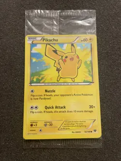 Pokemon Card - Pikachu XY 42/146 - Holo - Movie Promo - Factory Sealed - Image 1