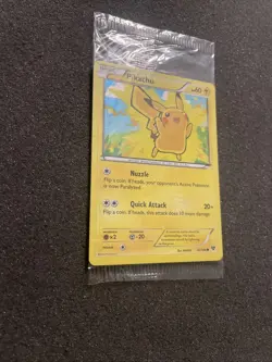 Pokemon Card - Pikachu XY 42/146 - Holo - Movie Promo - Factory Sealed - Image 3
