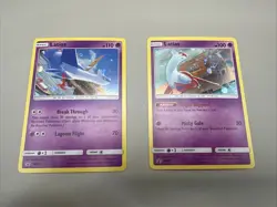 Latias & Latios SM88 & SM87 Sun & Moon Rare Holos Black Star Promo Pokemon Card - Image 1