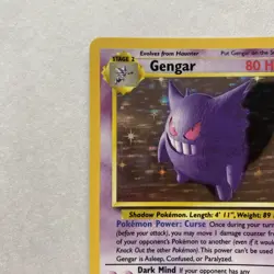 Pokemon TCG Gengar Fossil Holo Card 5/62 NM- - Image 4