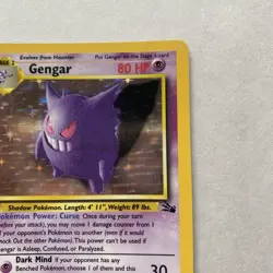 Pokemon TCG Gengar Fossil Holo Card 5/62 NM- - Image 5