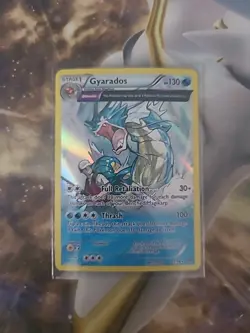 Pokemon Gyarados TCG Reverse Holo Rare Card 21/98 XY Ancient Origins LP - Image 1
