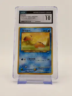SWINUB 2001 POKEMON JAPANESE DARKNESS TO LIGHT NEO DESTINY #220 CGC 10 - Image 1