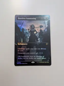 MTG - Heartless Summoning (Borderless Foil) - Innistrad Remasterd NM/M Condition - Image 1