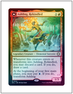 1x Ashling, Rekindled, Foil, Lorwyn Eclipsed, Magic the Gathering MTG NM - Image 1