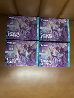 Magic The Gathering Lorwyn Eclipsed Collector Booster Box. x4 - Image 1