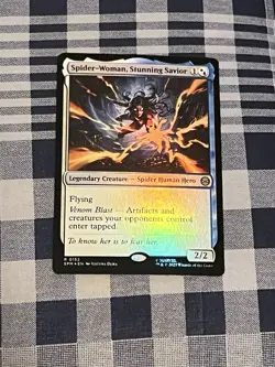 Spider-Woman, Stunning Savior [Foil] #152 | Magic Marvel Spider-Man - Image 1