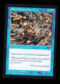 * * 1x Steal Enchantment x1 * * Tempest MTG VLP-NM Very Light Play to Near Mint - Image 1