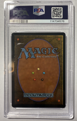 Lord of the Pit MTG Core Set 4th Edition Regular PSA EX-MT 6 - Image 2