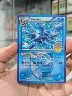 Pokemon Card 2013 GLACEON 23/116 Cross-Hatch City Championships Promo Plasma - Image 2