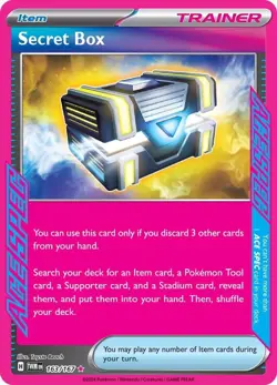 Pokemon TCG Twilight Masquerade 163/167 Secret Box Ace Spec - NM - Image 1