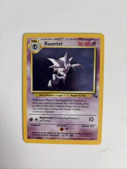 Pokemon TCG Haunter Fossil 6/62 Unlimited Holo Rare LP - Image 1