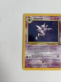 Pokemon TCG Haunter Fossil 6/62 Unlimited Holo Rare LP - Image 3